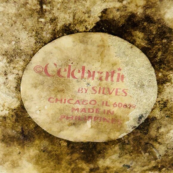 Vintage Daffodil Metal Candle Holder Flower Silvestri Metal Candlestick 12" - Picture 9 of 10